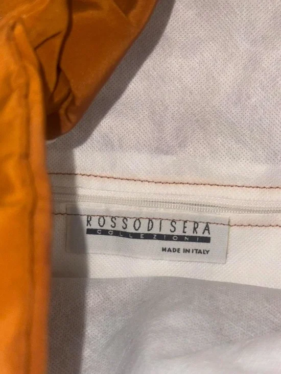 Rust Orange Drawstring Backpack - Picture 3 of 6